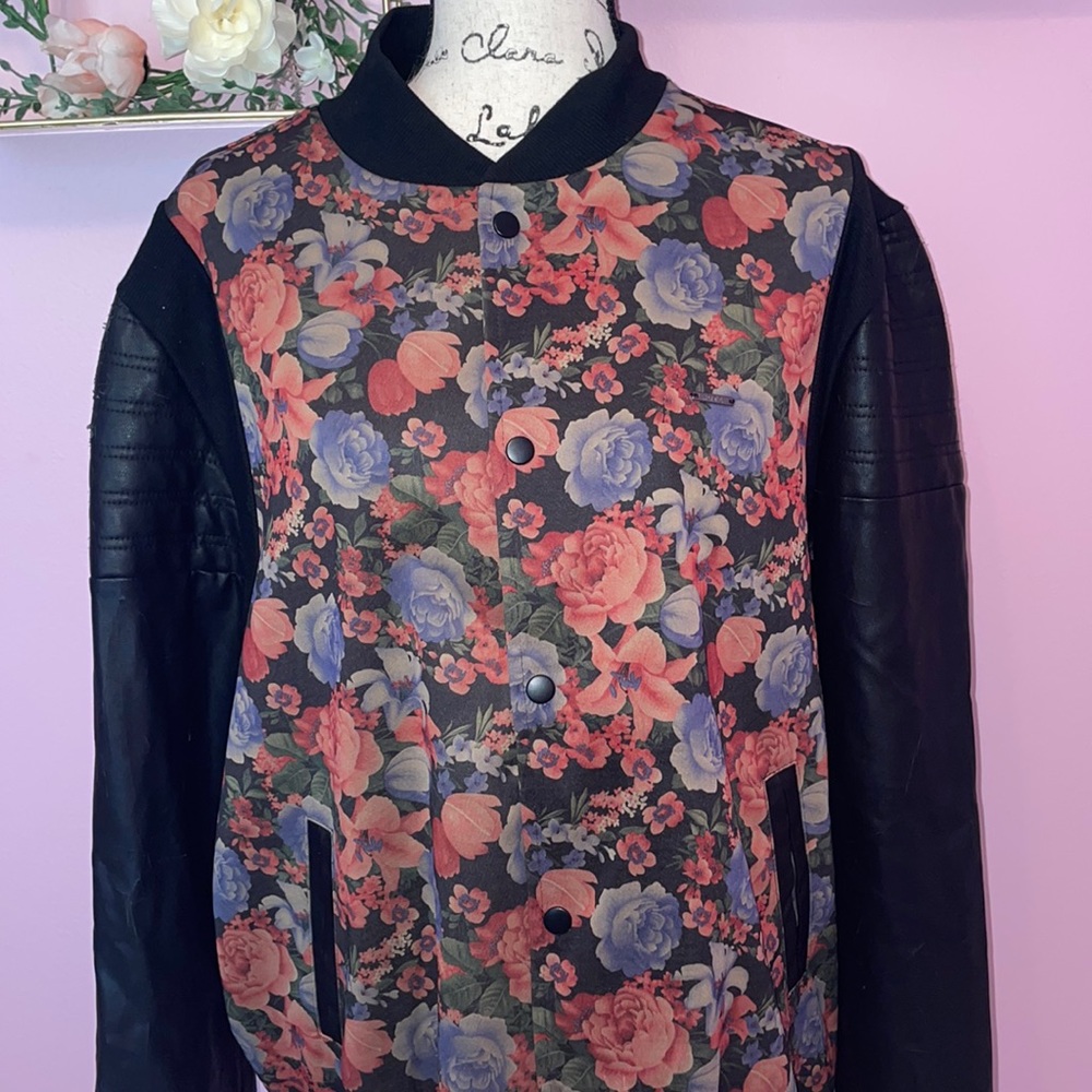 Kite Mens Floral Bomber Jacket